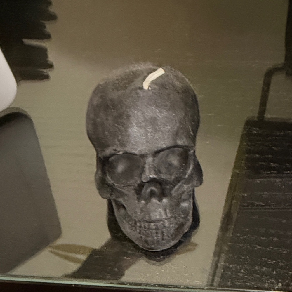 Mini Black Skull Decor